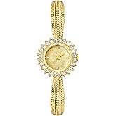 BESTKANG Elegant Women's Minimalist Quartz Watch with Stainless Steel Mesh Strap - Slim Dress Watch for Ladies