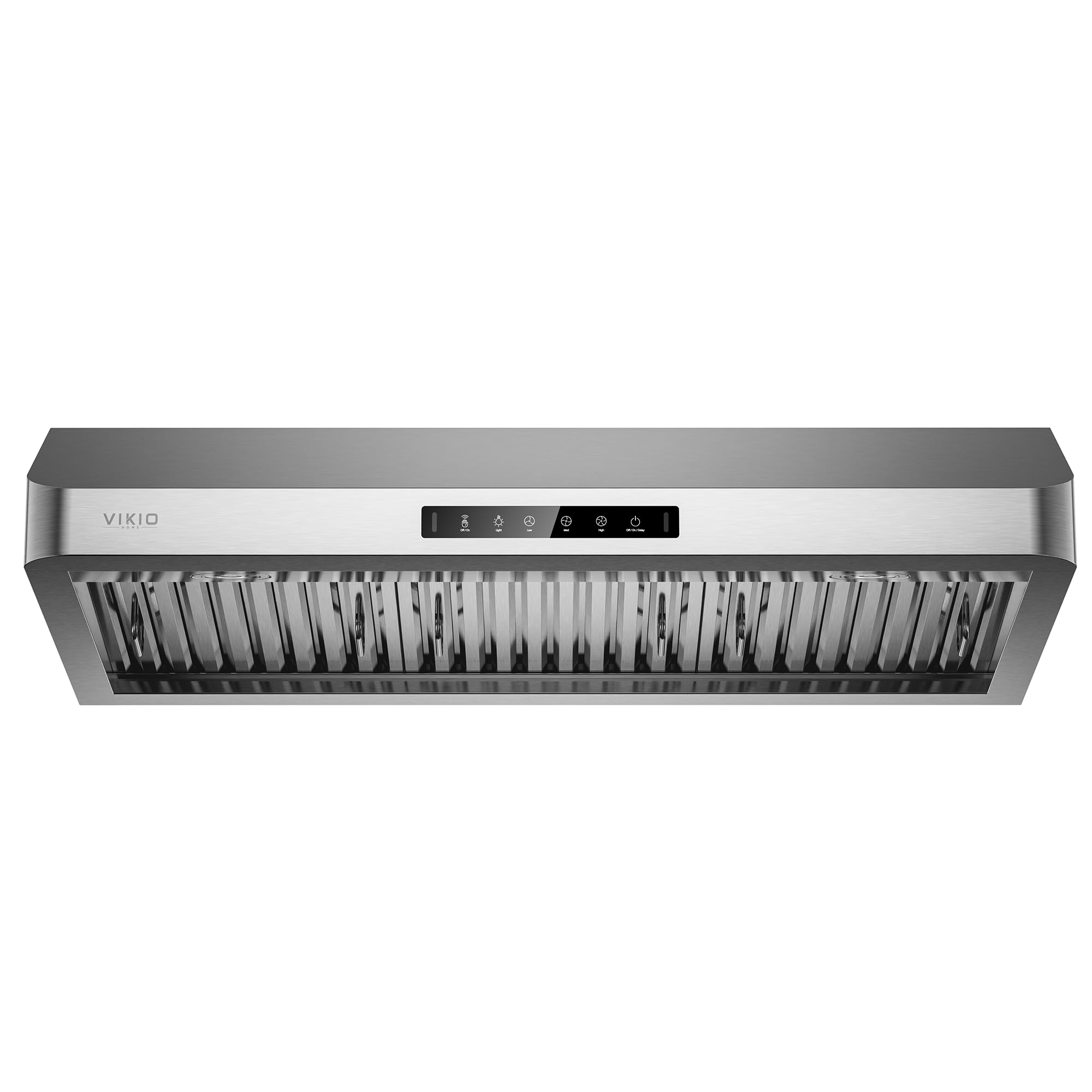 Photo 1 of VIKIO HOME Range Hood 36 Inch Under Cabinet with 980 CFM, 3-Speed Gesture Sensing & Touch Control, Stainless Steel Kitchen Hood Vent for LED Lights, Time Setting, Baffle Filters with Handlebar