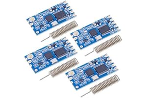YOURRYONG 4Pcs HC-12 SI4438 SI4463 Serial Port Module (SI4438)