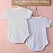 Baby Boys Newborn Sailor Summer Jumpsuit Romper Climbing Clothes 0-24m (0-6 Months, Blue stripe)