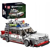 Mould King Ghostbusters ECTO-1 Model Car Building Kit, 27020 Ghost Car Building Blocks for Display and Collectible, Building