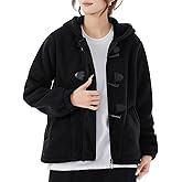 JiangWu Winter Coats for Women Full Zip Polar Fleece Jacket Sherpa Lined Outdoor Warm Coat