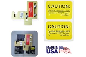 GEN INTERLOCK GenInterlock SIE-P2 Siemens and Murray Electrical Panels Interlock Kit for Safe Outdoor Portable Power Use During Outage, 150 and 200 Amp