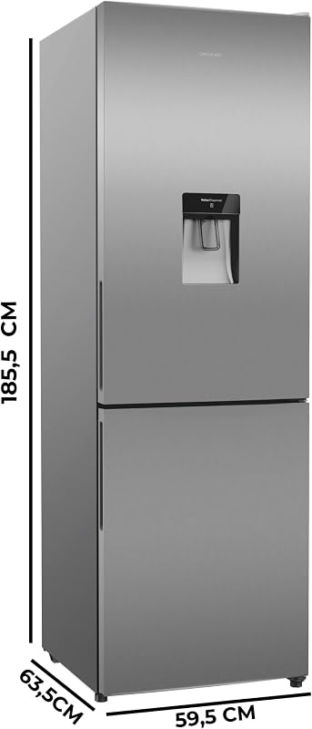 Kühl-Gefrier-Kombination Bolero CoolMarket Combi 322i WD Inox E