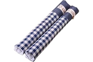 ZHU IN SY Refrigerator Door Handle Covers Washable Keep Appliance Clean for Fridge Microwave Stove Oven Catch All Stains Dust Dirty Fingerprint, Removable Refrigerator Handle Covers Set of 2 (Plaid)