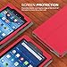 MoKo Case for Fire 2015 7 inch - Slim Folding Cover for Amazon Fire Tablet (7 inch Display - Previous 5th Generation, 2015 Release Only), RED