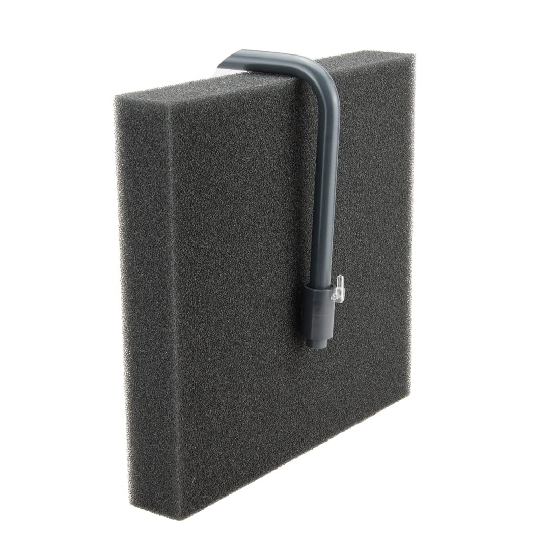 Poret Hamburg Matten Biological Sponge Filter Set 31x30x3cm Polyether HMF shrimp fish fry breed (Black, PPI 45)
