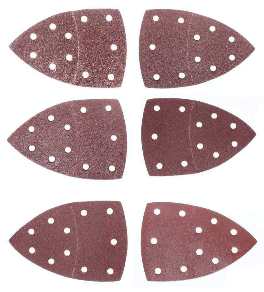 180 sheets plus 3 sheets extra Prio sanding discs 105 x 152 mm │ 6 different grits K40/60/80/120/180/240 │ P-D-W®