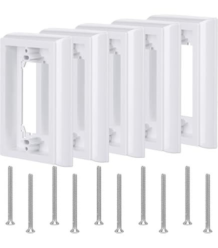 1/2" Receptacle Outlet Box Extender, 3Pcs Single Gang Electrical