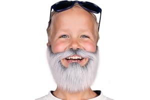 Honcloud Realistic Fake Beard Easy to Wear Great for Outfits and Perfect for Halloween