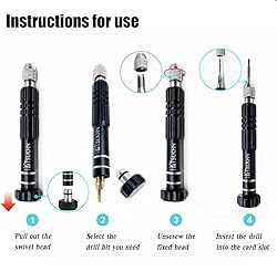 PTSLKHN Eyeglass Repair Kit, 5-in-1 Multifunctional