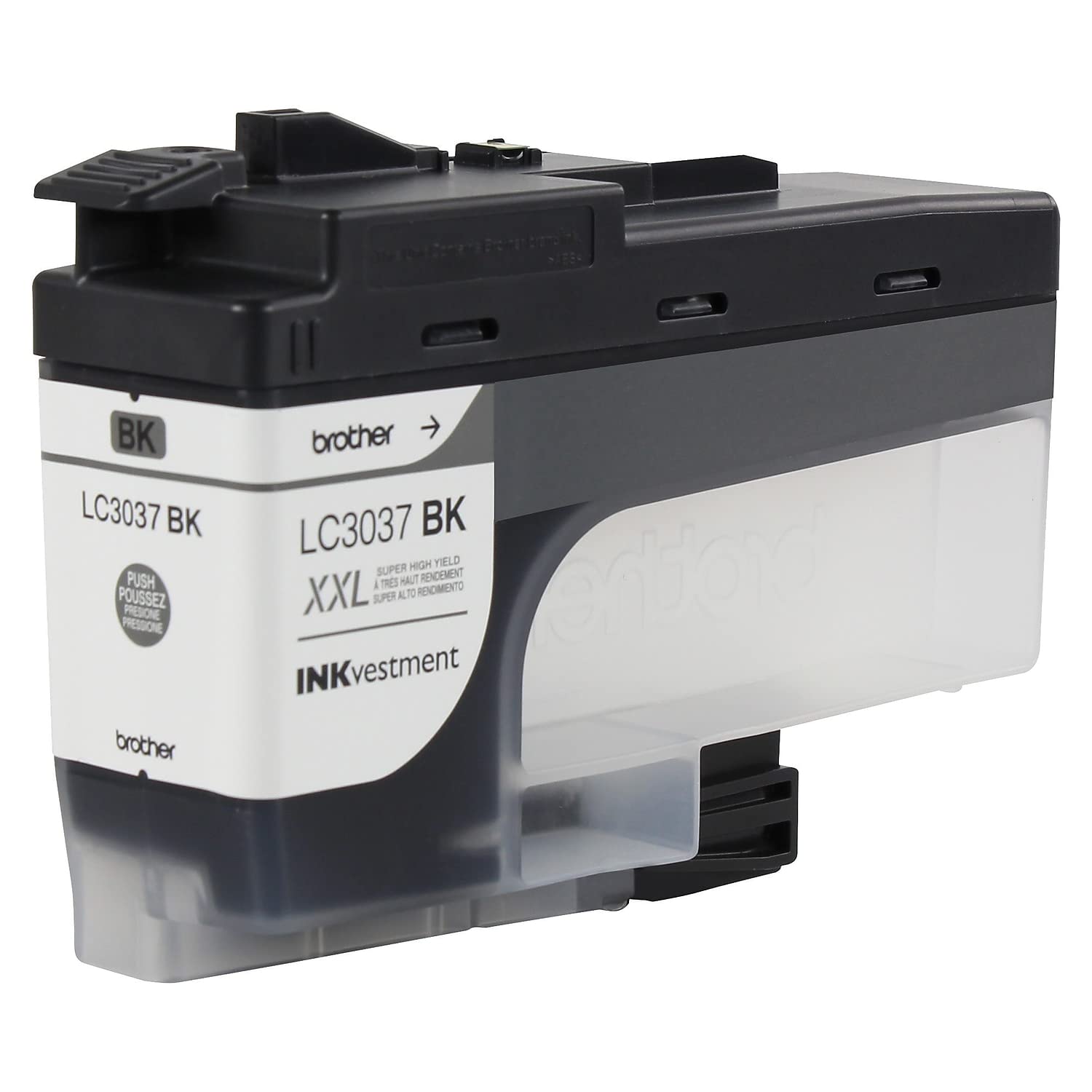 Brother Genuine LC3037BK, Single Pack Super High-yield Black INKvestment Tank Ink Cartridge, Page Yield Up To 3,000 Pages, LC3037, Amazon Dash Replenishment Cartridge
