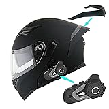 1Storm Motorcycle Modular Full Face Flip up Dual