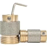 Deruilong Diamonds Grinding Bit Stained Ceramic Glass Abrasive Tool, Stained Glass Grinder Bits (2 Pieces,1 Inch, 5/8 Inch)&hellip;