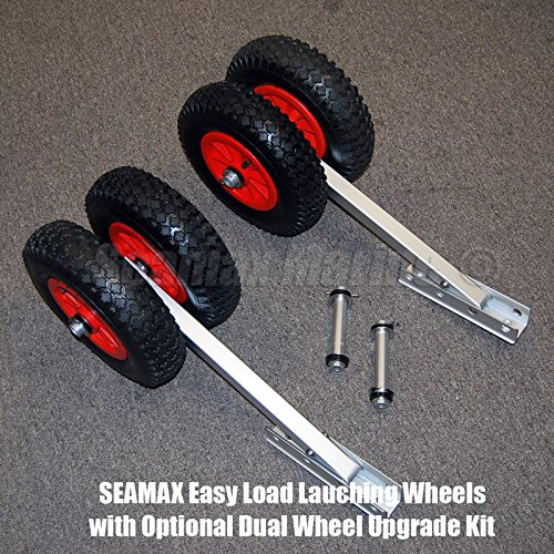 Goalposts Seamax Easy Load Boat Launching Dolly 12quot; Wheels System for Zodiac eBay