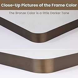LOAAO 36”X36” Bronze Bathroom Mirrors for