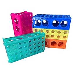 4-Way Plastic Test Tube Rack,Test Tube Holder with