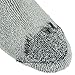 Working Person's 8766 Grey 4-Pack Steel Toe Crew Socks - Made In The USA (Large)