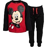 Disney T-Shirt and Fleece Pants Outfit Set Infant to Big Kid Sizes (12 Months - 18-20)
