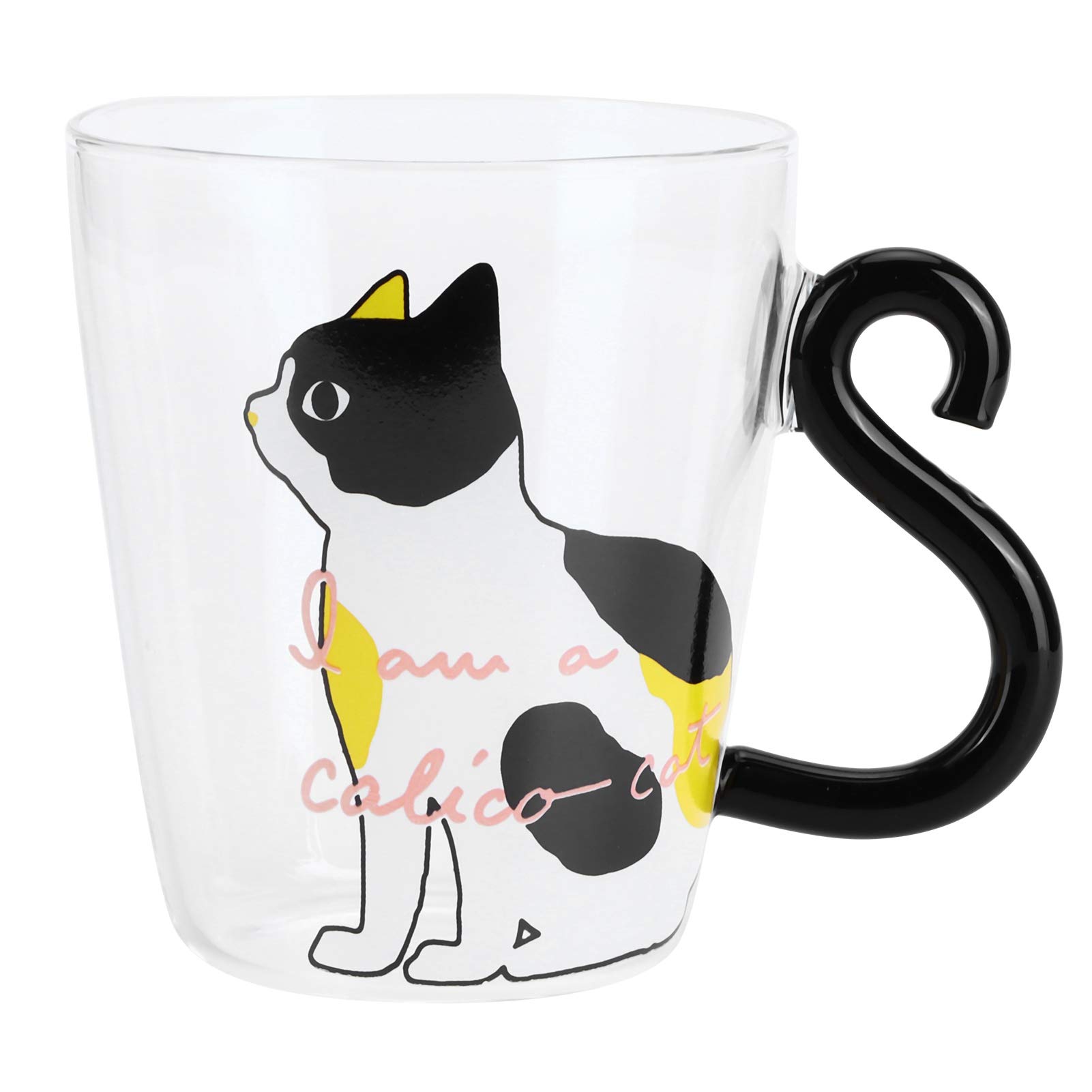 Coffee Tea Mugs, Animal Shaped Cute Handmade Mugs Funny Cat Mug Novelty Gift for Kids Cat Lovers(White cat)