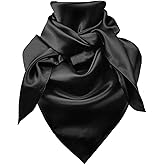 forebile Men's Women's Wild Rag, Western Bandana Cowboy Scarves,Silk Feel Rancher Necker Chief