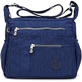 MINTEGRA Crossbody Bag for Women Nylon Waterproof Shoulder Purse Messenger Bag Lightweight Pocketbooks