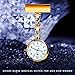 Powshop Nurse Lapel Pin Watch Hanging Medical Doctor Pocket Watch Pin-on Lapel Watch