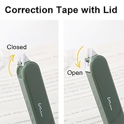 mebkmi Correction Tape, 5 PCS 98.4ft Length