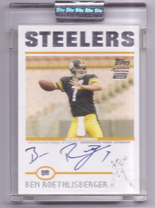 Ben Roethlisberger 2004 Topps Signature Edition Autograph