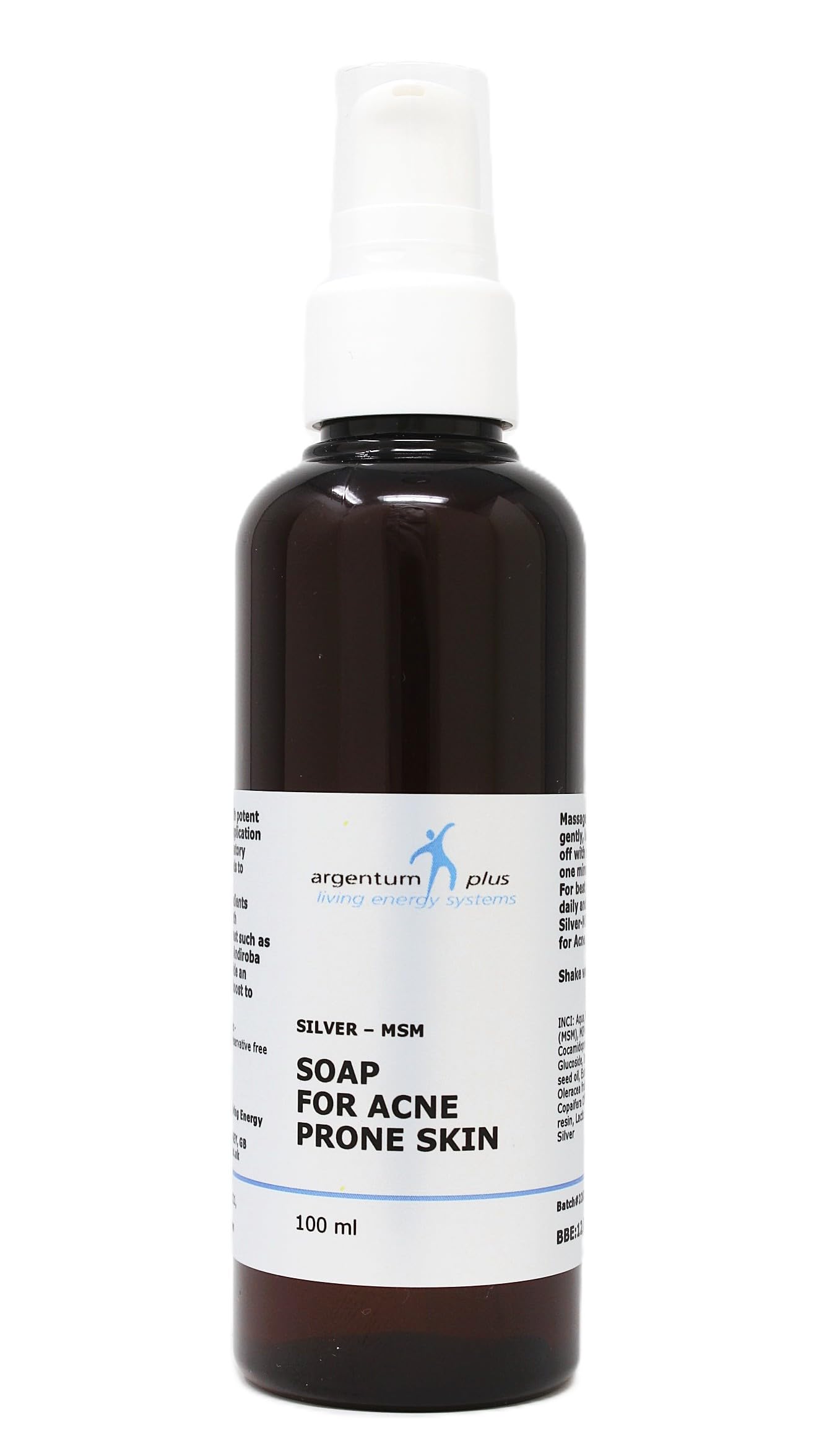 argentum plus Silver-MSM Soap for Acne Prone Skin 100 ml