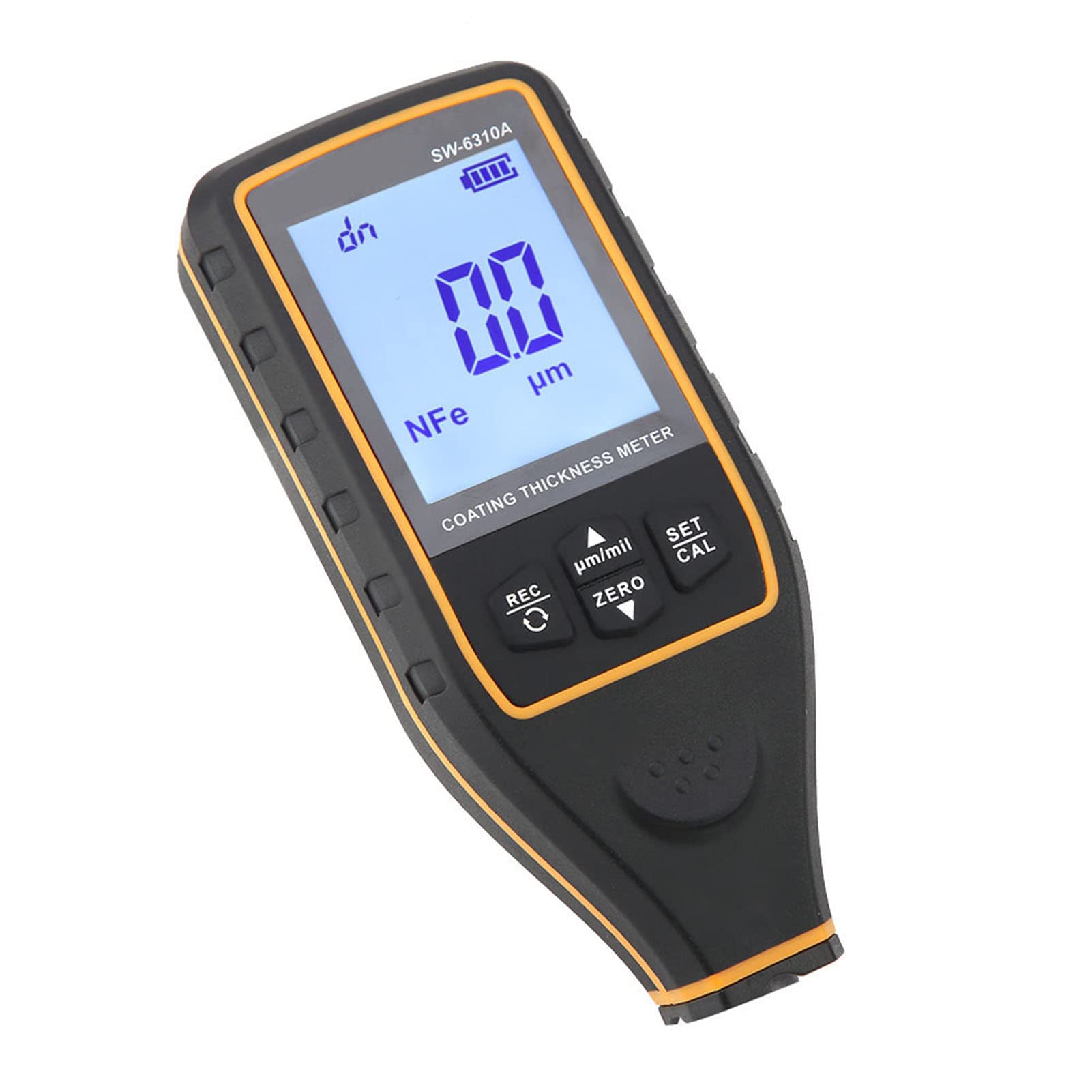 Digital Coating Thickness Gauge for Car Paint, Automotive Paint Thickness Meter, Non-Destructive Electroplate Coating Tester, SW-6310A Model
