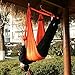 EverKing Aerial Yoga Straps Trapeze - Antigravity Yoga Swing/Sling/Inversion Tool,Air Flying Yoga Hammock Belt Fitness Swing Hammock for Yoga Inversion Exercises (Orange)