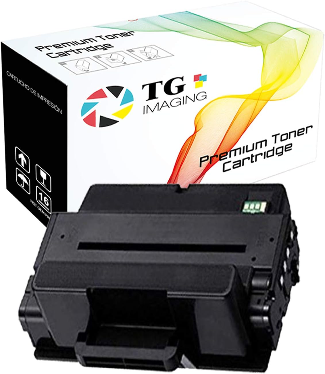 TG Imaging (Black, 1-Pack) Compatible 593-BBBJ B2375 Toner Cartridge B2375Black Replacement for Dell B2375dnf B2375dfw Printer