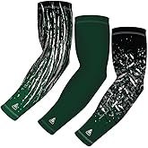 B-Driven Sports Compression Arm Sleeves | UV Arm Sleeves for Men Women & Youth | Sports Sun Protection Circulation | 3 Count