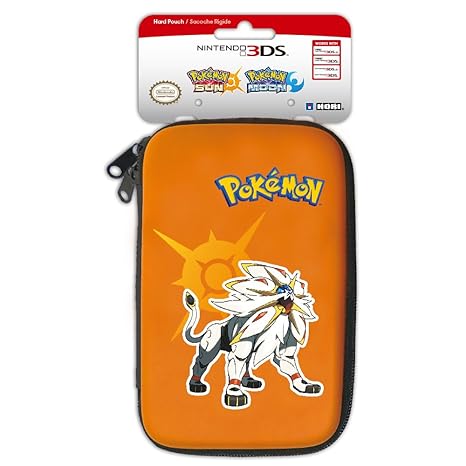 Amazon Com Hori Pokemon Sun Moon Hard Pouch For New Nintendo 3ds Xl Video Games