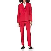 Le Suit Womens One Button Blazer & Pant 2pc Set