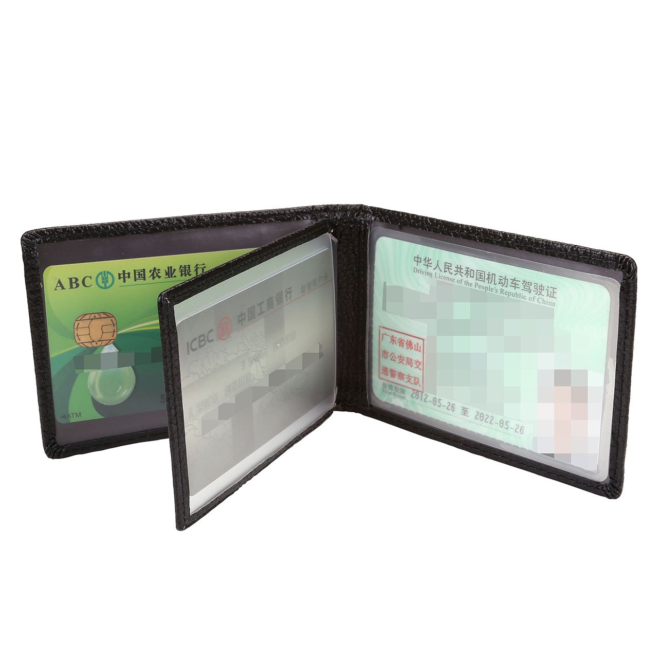 Ayliss RFID Blocking Leather Wallet Slim Minimalist Pocket Wallet Card Holder,Black