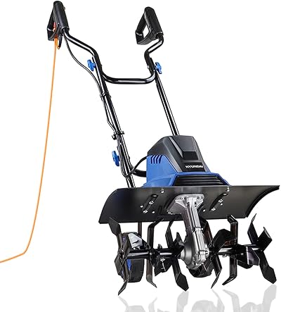 Hyundai 1500W Electric Garden Tiller Cultivator 45cm 22cm 10m Cable