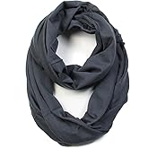 Scarf& Solid Color Infinity Lightweight Wrap Loop For Women & Men