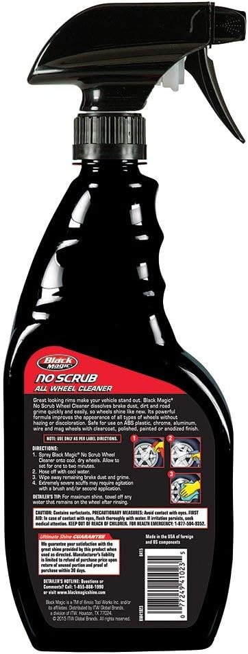 Black Magic BM41023 No No Scrub Wheel Cleaner, 23 Fluid Ounces: Automotive