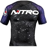 Nitro Fight Wear - Brazilian Jiu Jitsu Rash Guard - MMA Rashguard Grappling BJJ Compression Shirt