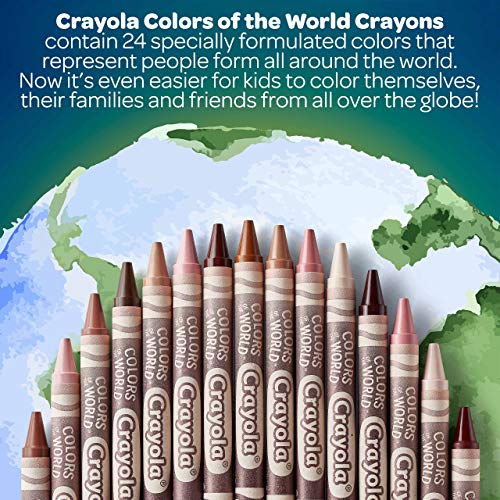 Crayola Bulk Crayon Set, Colors of The World, Multicultural Crayons