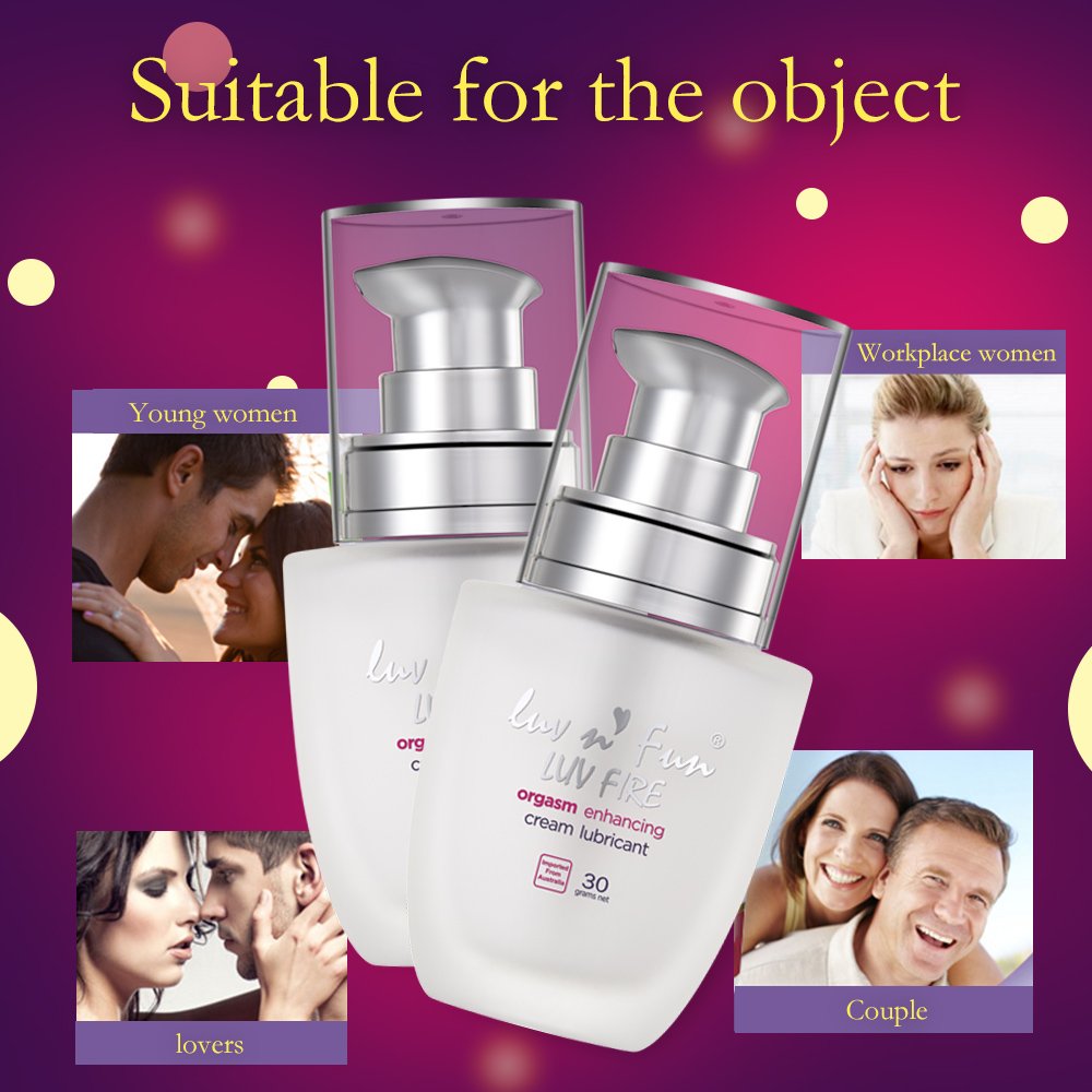 Lubricant water based LuvnFun Personal Organic Sensitive Hypoallergenic Lasting Lube for woman, 1.06 Ounce Bottle