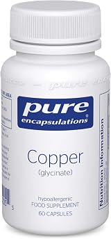 Pure Encapsulations Copper Glycinate 60 Capsules Immune Support view 1