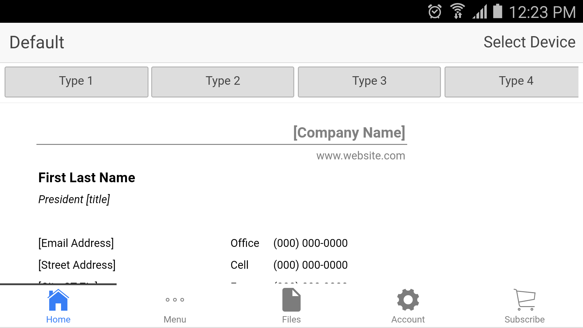 Business Cards