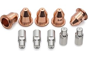 SHINNOUS 770654/770724 Tip & Electrode Kit for Hobart Plasma Cutter HP-70 Torches used on AirForce 700i Af700i