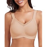 WOWENY Wireless Bras for Women No Underwire Push Up Bra Comfort Seamless Full Coverage Bralettes with Support Everyday Bra