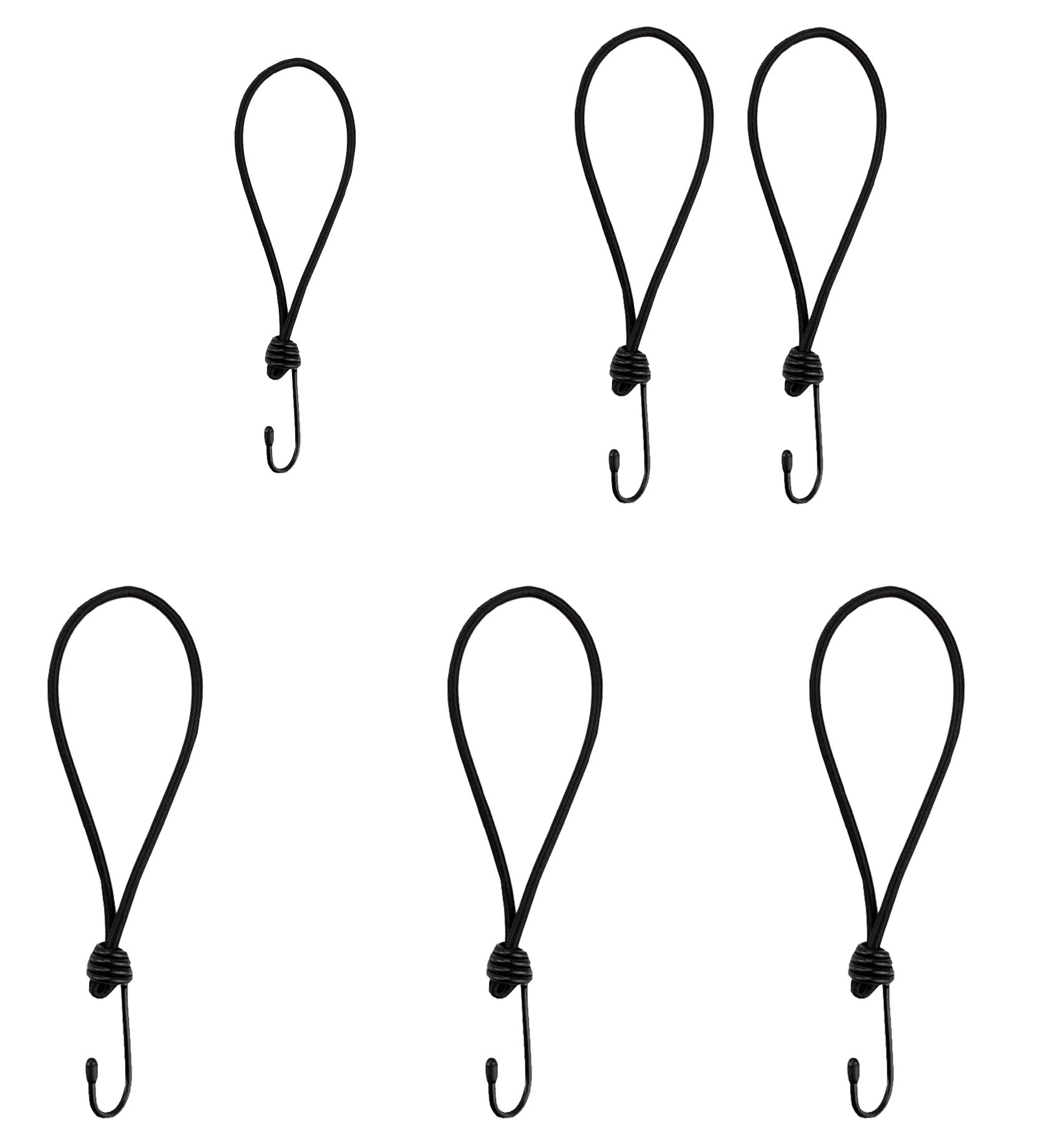 Savage Island Hook Loop Bungees Bungee Tarpaulin Tent Shock Elastic Heavy Duty Military