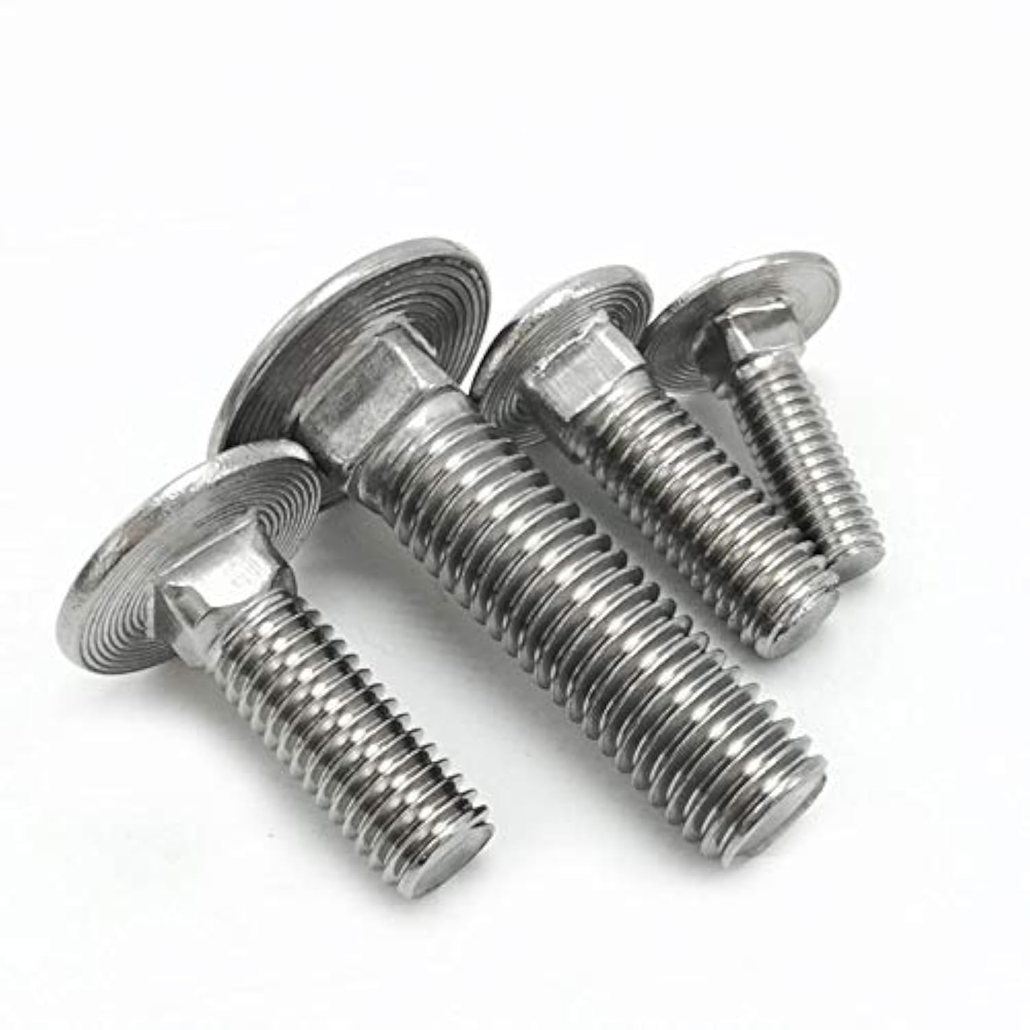 Bolts, 2pcs Cup Square Carriage Bolts Stainless Steel Coach Bolt Bolt Screws -M6*16mm