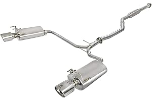 aFe Power 49-36609 304 Stainless Steel Cat-Back Exhaust System with Polished Tips for Honda Accord Coupe EX-L V6-3.5L Engine